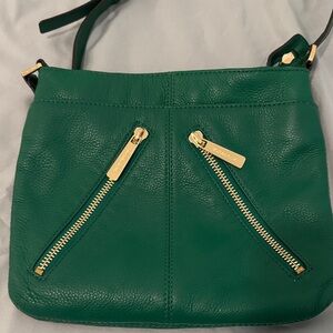 Green Leather Crossbody Bag
